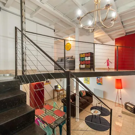 Le Loft Retro Pop : Centre/port/plage Appartamento
